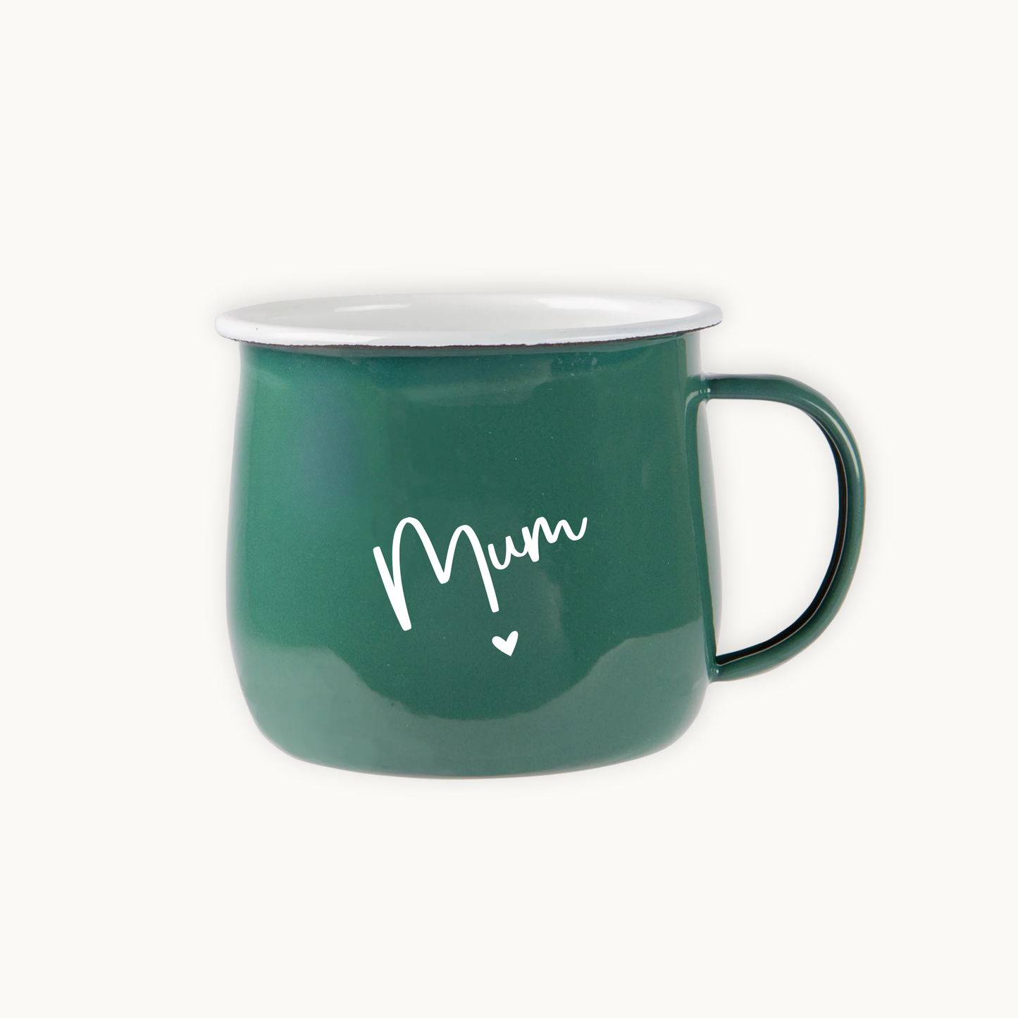 Personalised Belly Mug – Mum with Heart