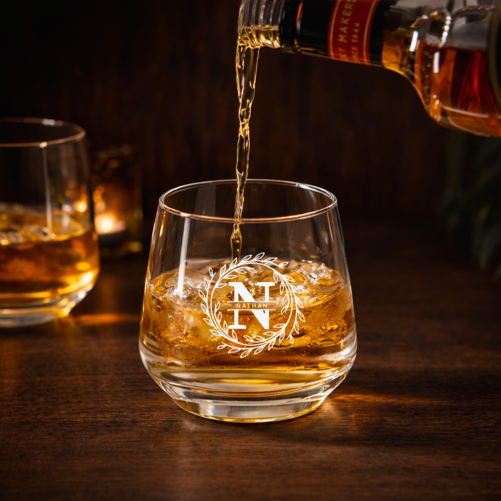 Personalised Whiskey Glass - Choose Your Deign