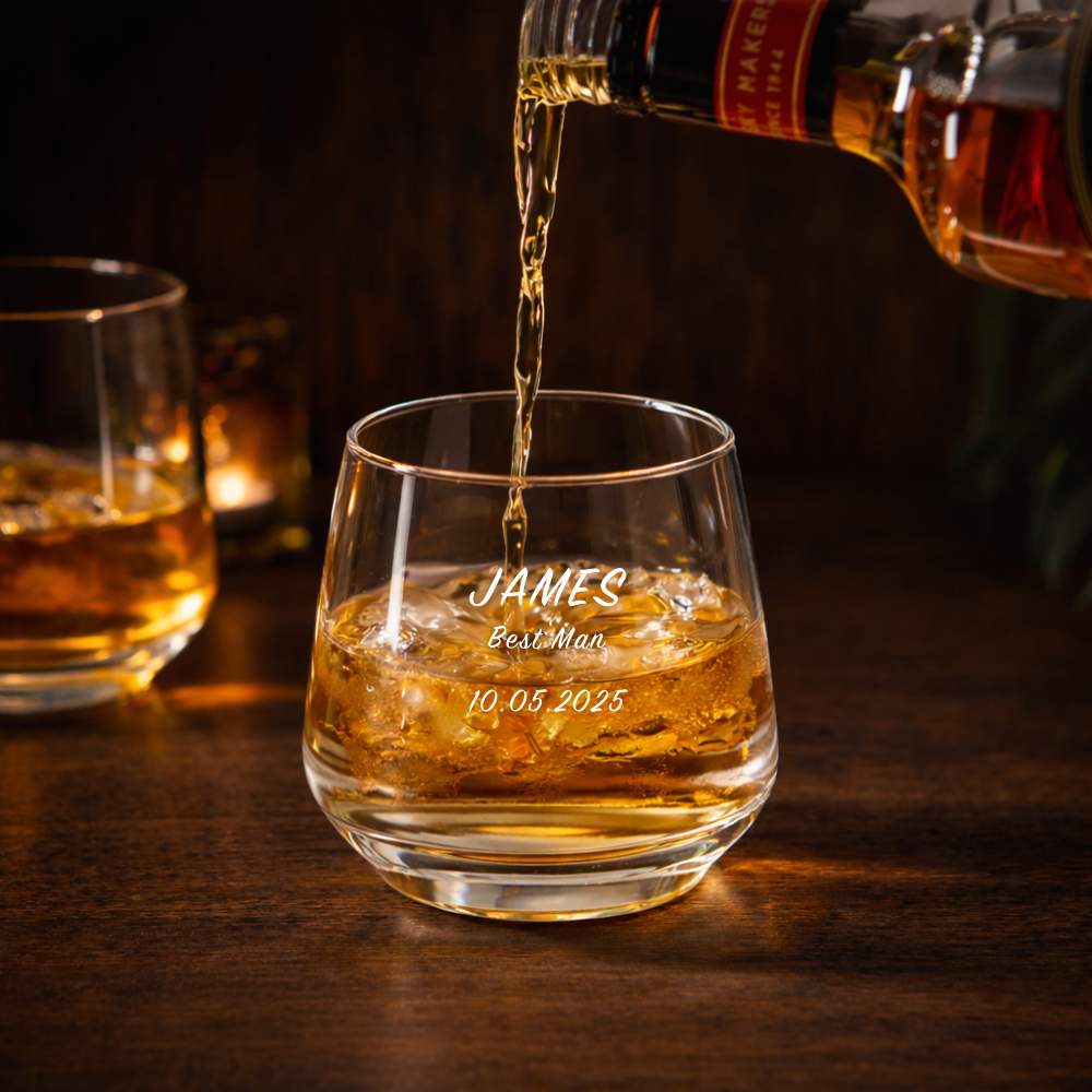 Personalised Whiskey Glass - Choose Your Deign