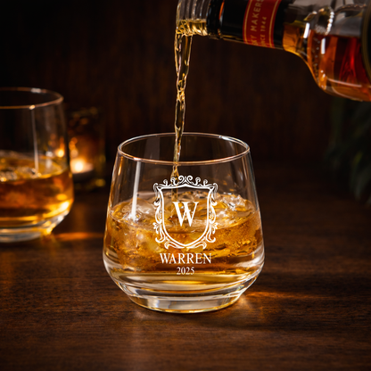 Personalised Whiskey Glass - Choose Your Deign